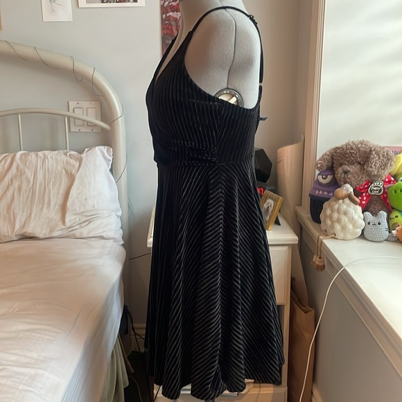 Little Black Velvet Dress - Picture 2 of 3
